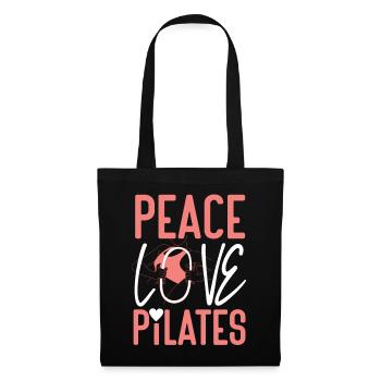 Pilates Instructor Teacher Girl - Stoffbeutel - Schwarz - Vorne