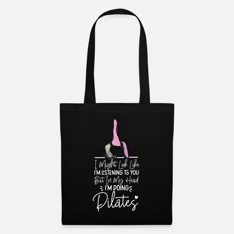 Pilates Instructor Teacher I Might - Stoffbeutel - Schwarz