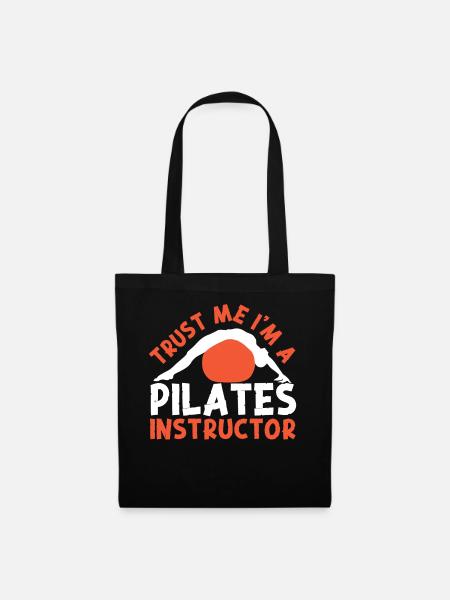 Pilates Instructor Teacher Trust - Stoffbeutel - Schwarz