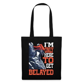 Je ne suis là que pour me faire assurer 7 - Sac en tissu - noir - Devant