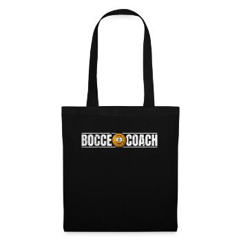Entraîneur de pétanque - Joueur de boccia Joueur de pétanque - Sac en tissu - noir - Devant