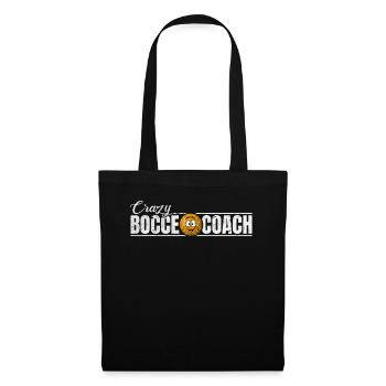 Crazy Bocce Coach - Boccia Player Bocce Ball Playe - Tote Bag - black - Front