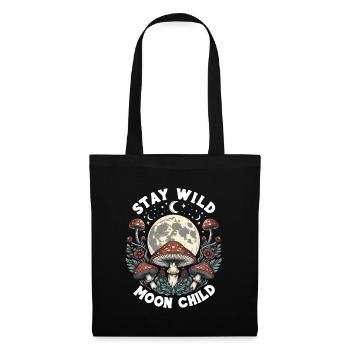 Stay Wild Moon Child - Tote Bag - black - Front