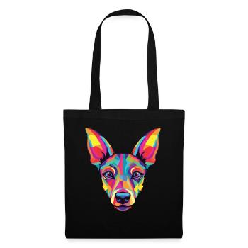 Watercolor Colorful Xoloitzcuintli - Tote Bag - black - Front
