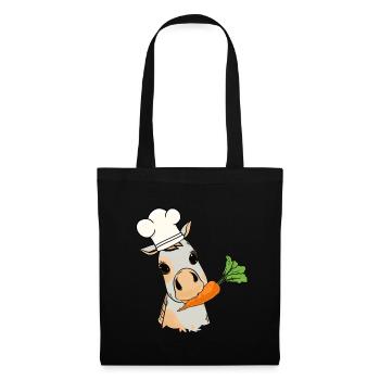 Pony Chef Turnip Home Cook Child Baby Cooking - Tote Bag - black - Front
