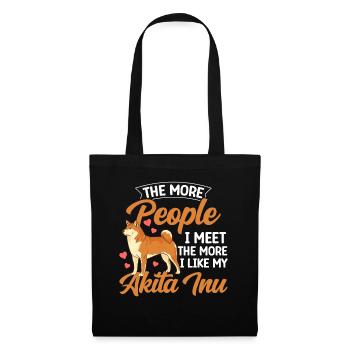 Akita Inu more like Japanese Akita Inu - Tote Bag - black - Front