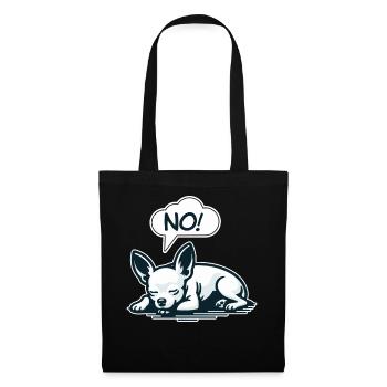 NO! Chihuahua Cheeky Dog Saying Funny Chihuahua - Tote Bag - black - Front