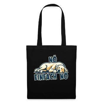 Nö einfach Nö Labrador Retriever freche Hunde Jun - Sac en tissu - noir - Devant