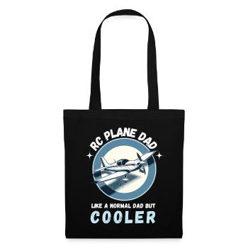 Men's Model Airplane Model Making Father's Day Flying - Tote Bag - black - Front