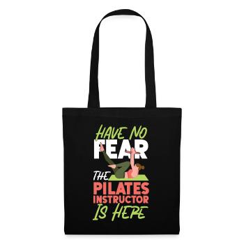 Instructeur de Pilates Enseignant N’ont Pas - Sac en tissu - noir - Devant