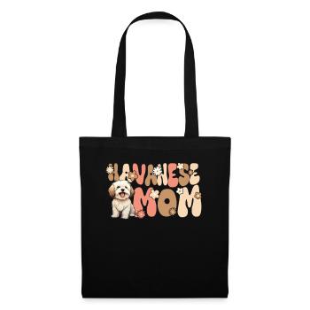 Havaneser Groovy Maman Bichon Havanais - Sac en tissu - noir - Devant