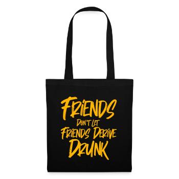 Les amis ne laissent pas les amis dériver ivre 3 - Sac en tissu - noir - Devant