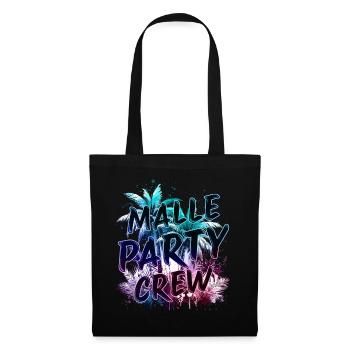 Malle Party Crew - Stoffbeutel - Schwarz - Vorne
