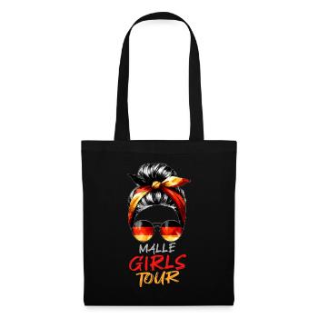 Visite des filles de Malle - Sac en tissu - noir - Devant