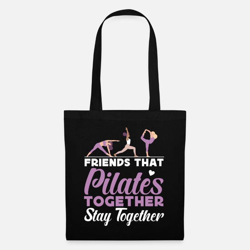 Pilates Instructor Teacher Friends - Stoffbeutel - Schwarz