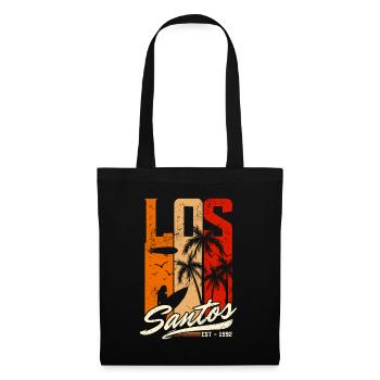 Los Santos Est 1992 - Sunset - Sac en tissu - noir - Devant