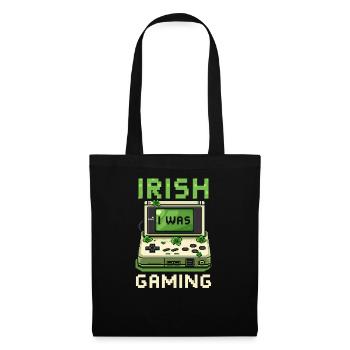 St. Patricks Day Gaming Irlandais J’avais joué - Sac en tissu - noir - Devant