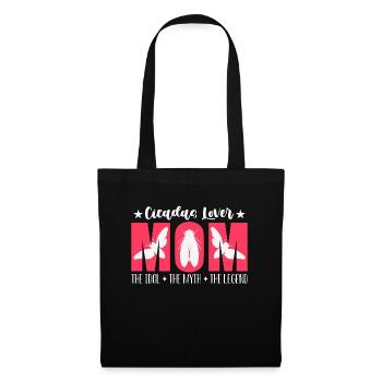 Cicadas Lover Mom The Idol The Homopterous Insect - Stoffbeutel - Schwarz - Vorne
