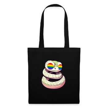 LGBTQ Snake - Tote Bag - black - Front