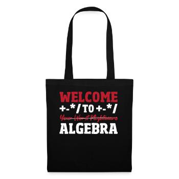 Formules Pi Math Teacher Math Cadeaux liés aux mathématiques - Sac en tissu - noir - Devant