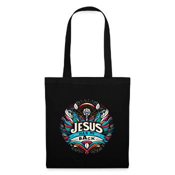 Jésus est là pour moi 27 - Sac en tissu - noir - Devant