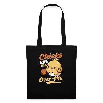Basketball Easter Chicks All Over Me - Tote Bag - black - Front