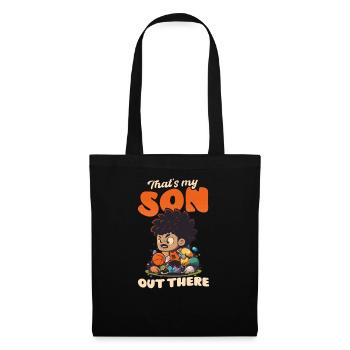 Basketball Easter My Son Out There Mom Dad - Tote Bag - black - Front