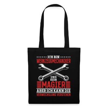 I'm a toolmaker and not a magician - Tote Bag - black - Front