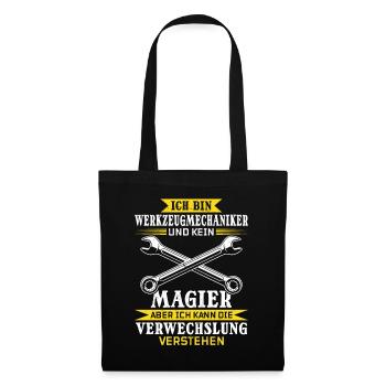 I'm a toolmaker and not a magician - Tote Bag - black - Front