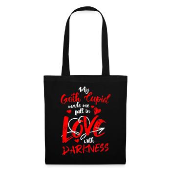 Grunge Gothic Valentine Emo Aesthetic Lovers - Stoffbeutel - Schwarz - Vorne