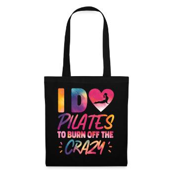Instructeur de Pilates Enseignant - Sac en tissu - noir - Devant