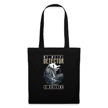 Metal Detecting My Detector Calls - Tote Bag - black - Front