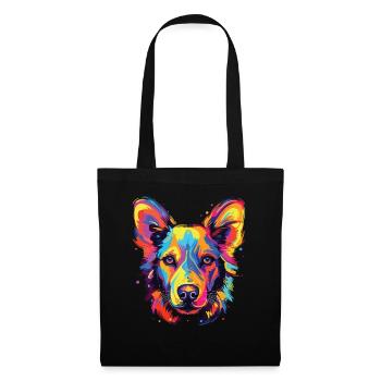 Watercolor Colorful Monkey Huahuas - Tote Bag - black - Front