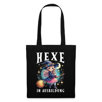 Hexe in Ausbildung - Stoffbeutel - Schwarz - Vorne