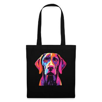 Watercolors Colorful German Shorthair - Tote Bag - black - Front