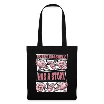 Every Seashell Has A Story Shell Hunter Seashell - Tote Bag - black - Front