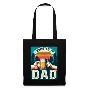 Expectant Dad loading Future Dad - Tote Bag - black - Front
