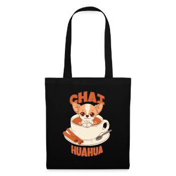 Chihuahua at Chai Latte - Tote Bag - black - Front