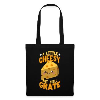 Cheese pun - Tote Bag - black - Front