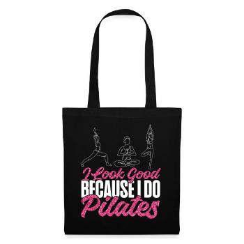 Pilates Instructor Teacher I Look - Stoffbeutel - Schwarz - Vorne