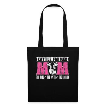 Cattle Farmer Mom The Idol The Myth Dairy Farmer - Tote Bag - black - Front