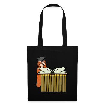 Sloth Student Study Book Student School - Tote Bag - black - Front