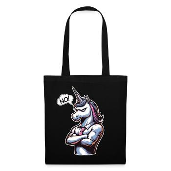 NO! Lazy Tired Sleepy Napping Sarcastic Sloth - Tote Bag - black - Front