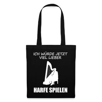 Dear Now Harp String Magic - Sac en tissu - noir - Devant