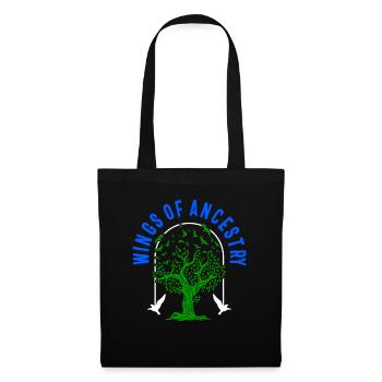 Chemise héritage, ailes de l’ascendance Tee-shirt, classique - Sac en tissu - noir - Devant