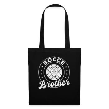 Joueur de pétanque Frère Joueur de boccia - Bocce Br - Sac en tissu - noir - Devant