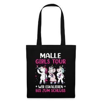 Malle Girls Tour - Tote Bag - black - Front