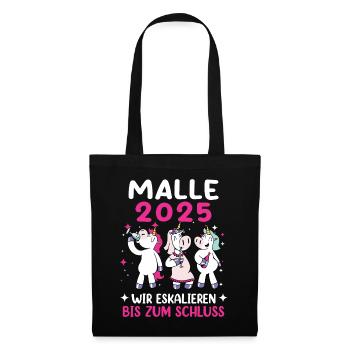 Malle 2025 - Sac en tissu - noir - Devant
