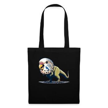 Budgie T-Rex - Tote Bag - black - Front