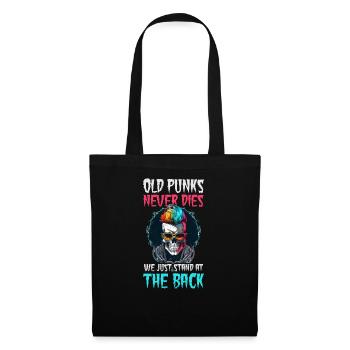 Rock Music Old Punks Stand At The Back - Tote Bag - black - Front